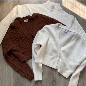 Aritzia Cozy Sweater Bundle